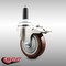 Service Caster 4 Inch 316SS Maroon Poly Swivel 7/8 Inch Expanding Stem Caster Lock Brake SCC SCC-SS316TTLEX20S414-PPUB-MRN-78 - alternate 3
